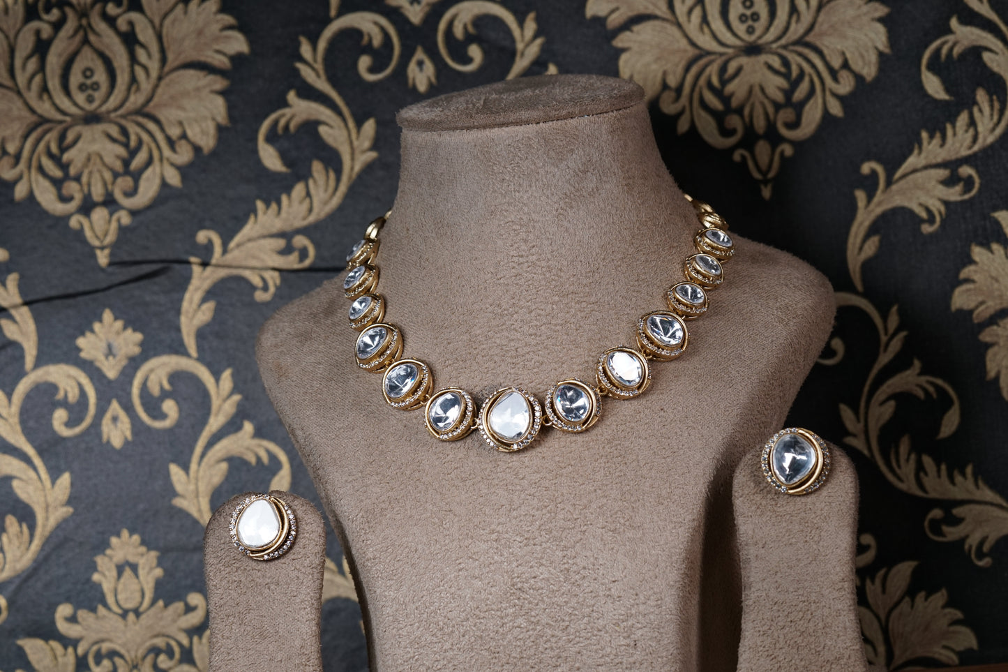 Polki Choker Set(4-8299)(b)