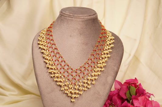 Pearl beads Necklace  H4-31