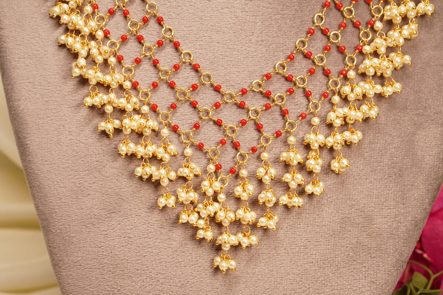 Pearl beads Necklace  H4-31