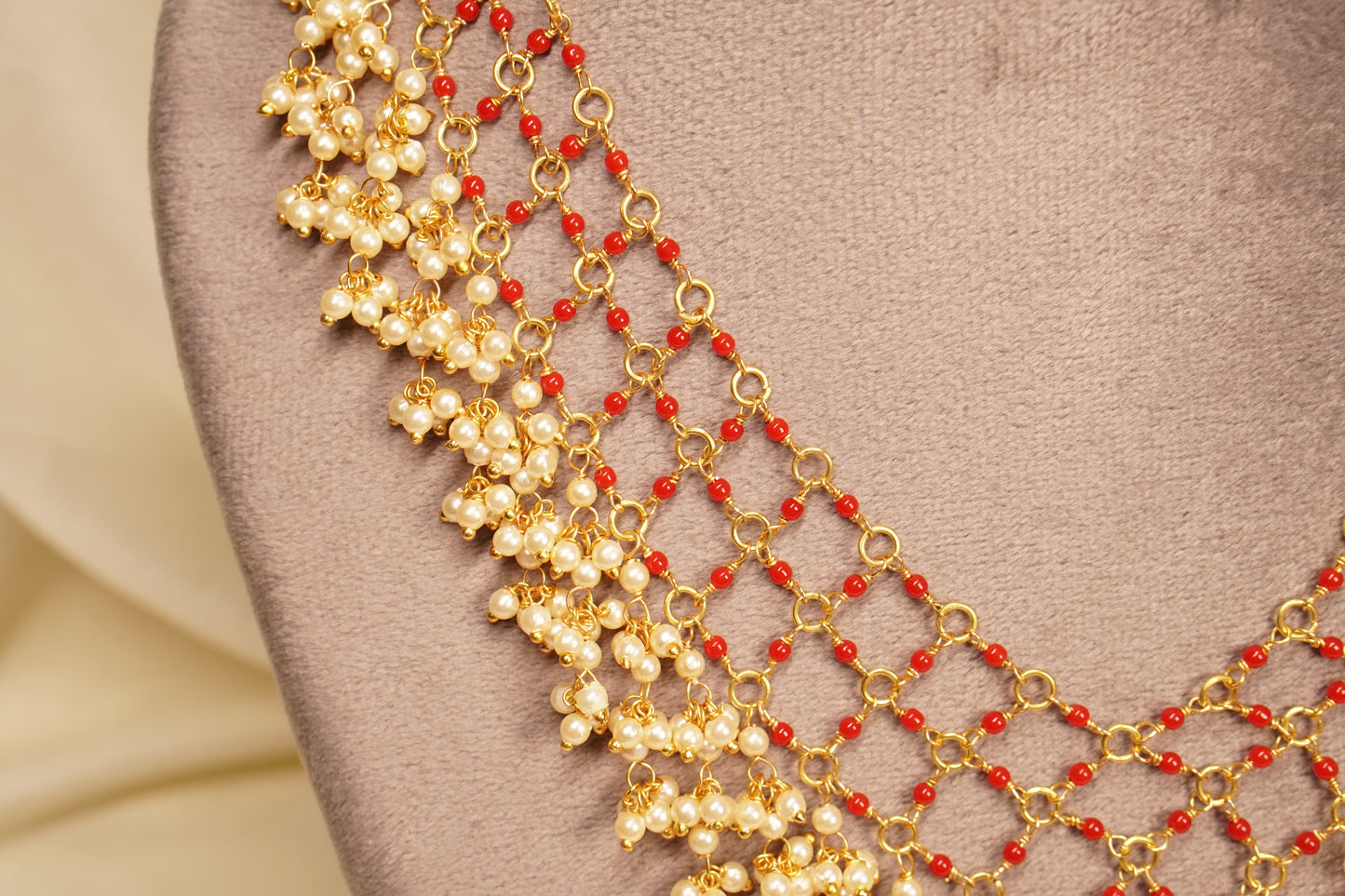 Pearl beads Necklace  H4-31