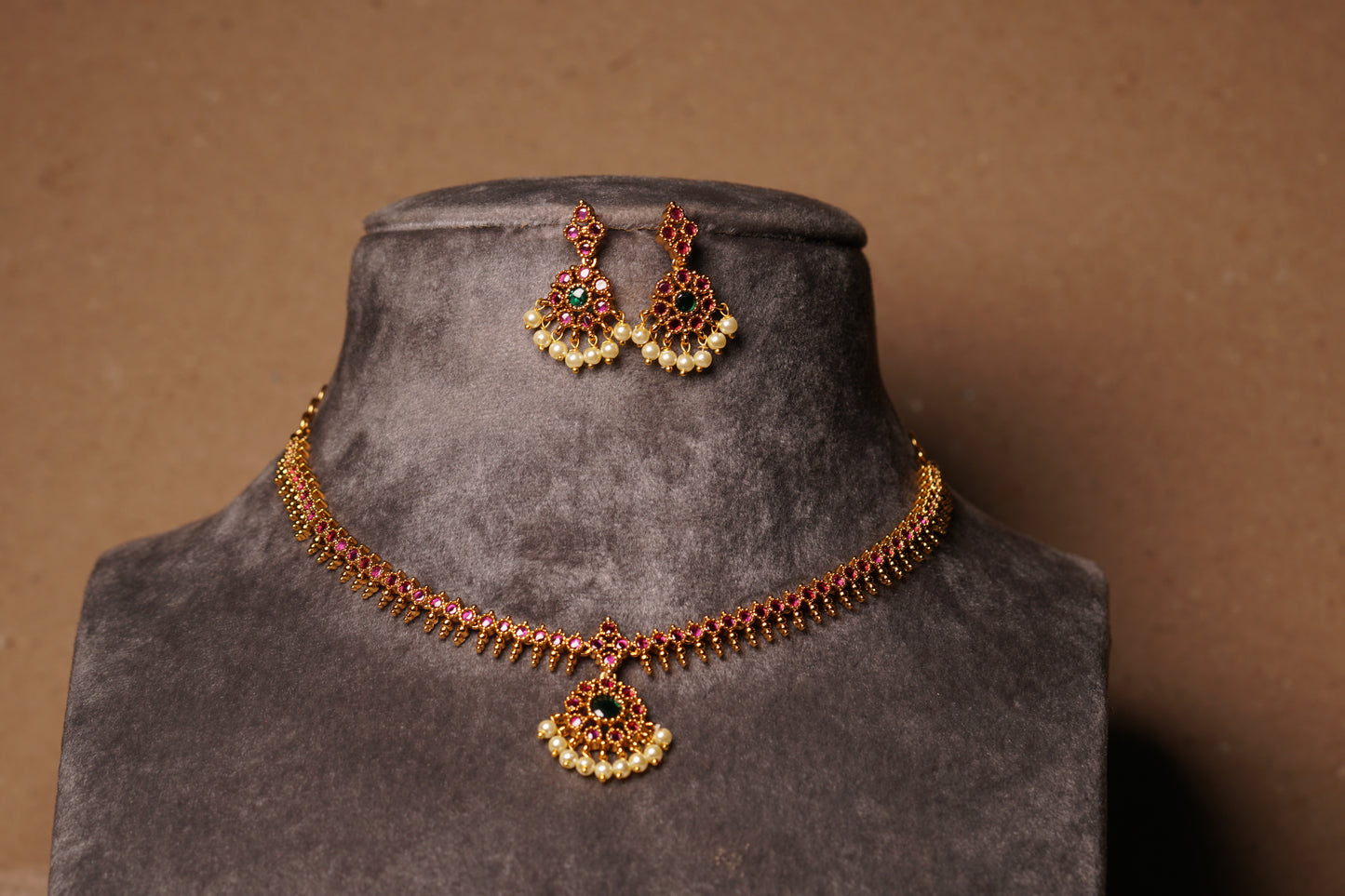 AD Necklace Set (4-8339(AK)