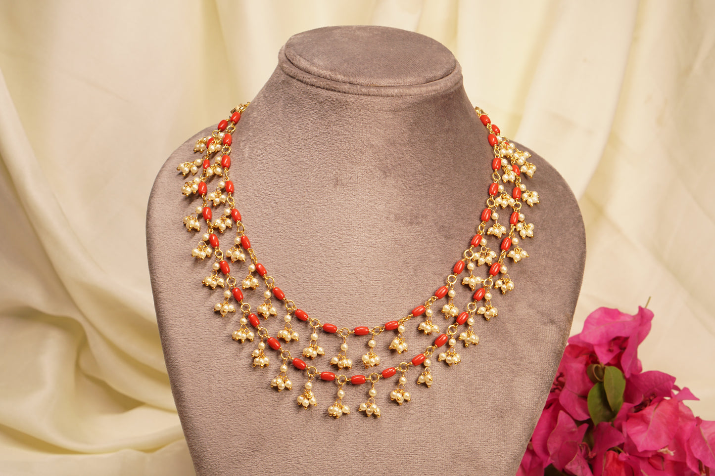 Pearl beads Necklace H4-17