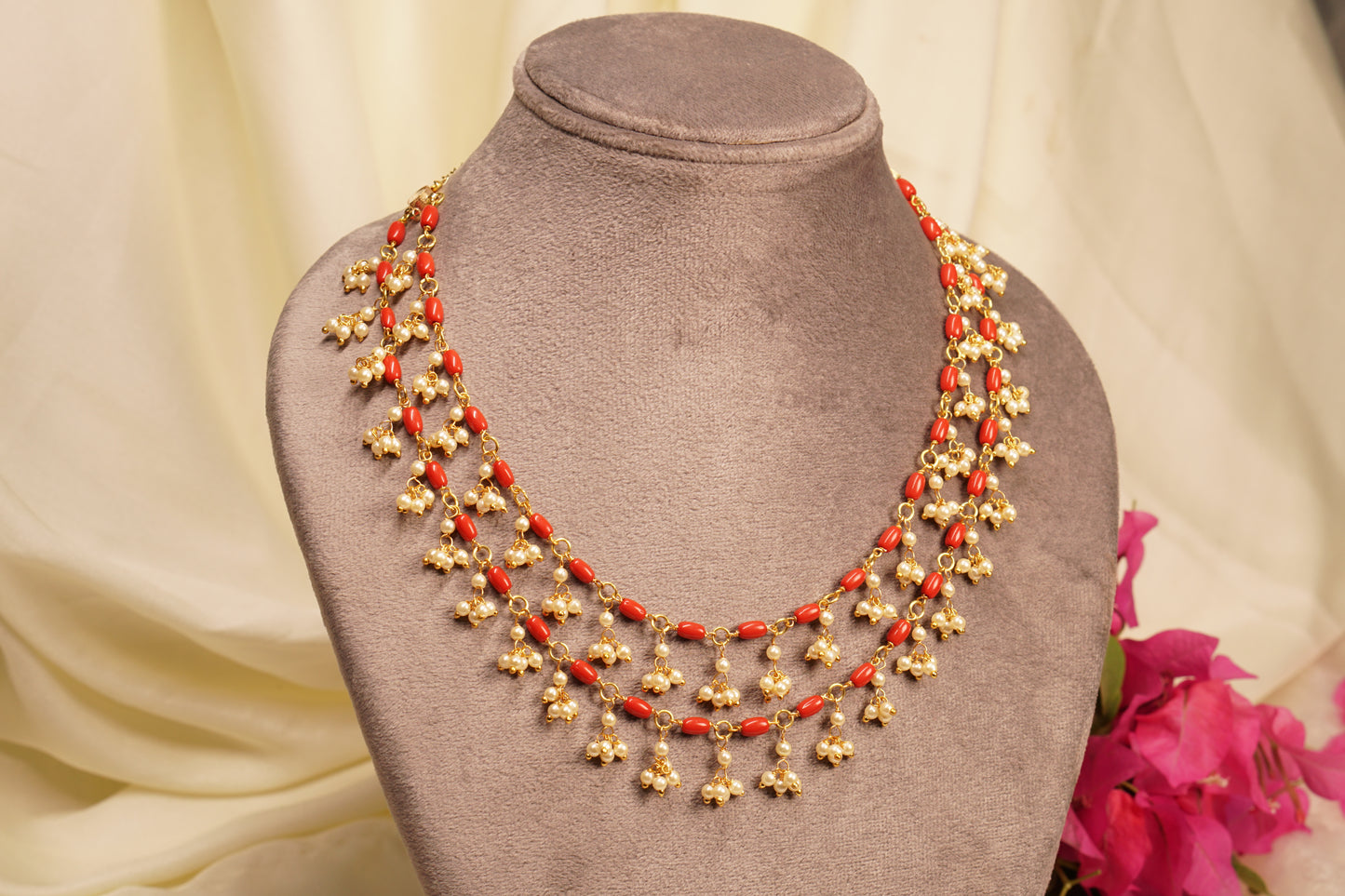 Pearl beads Necklace H4-17