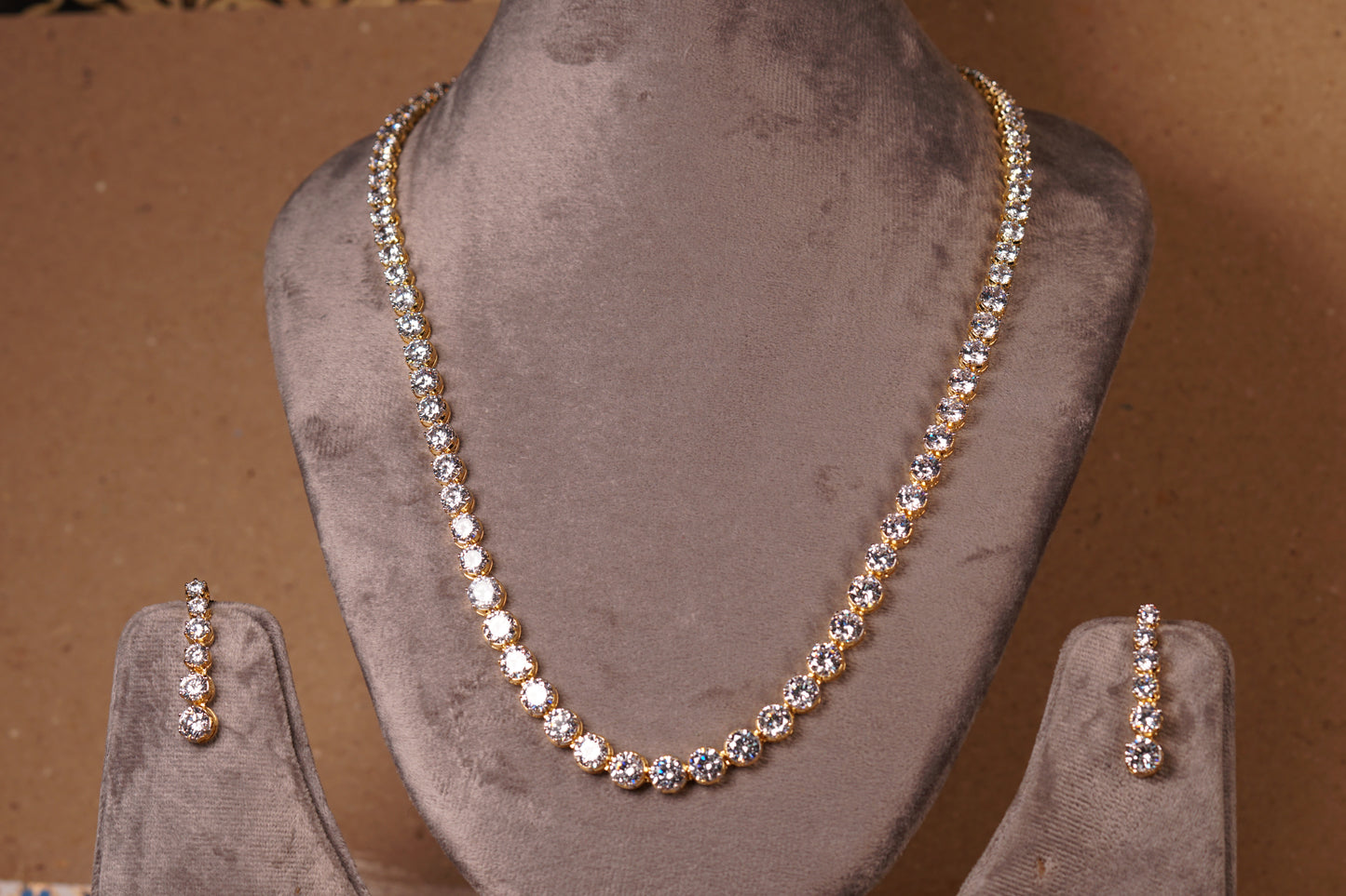 AD Necklace Set (4-8276)(AK)