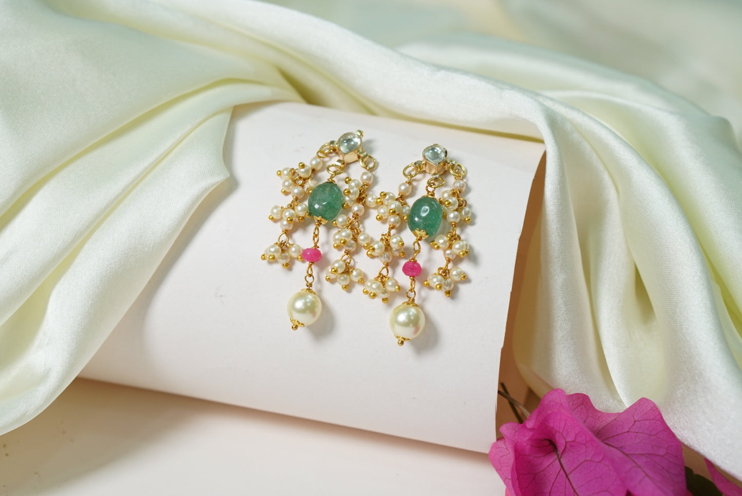 Kundan earring H1-115
