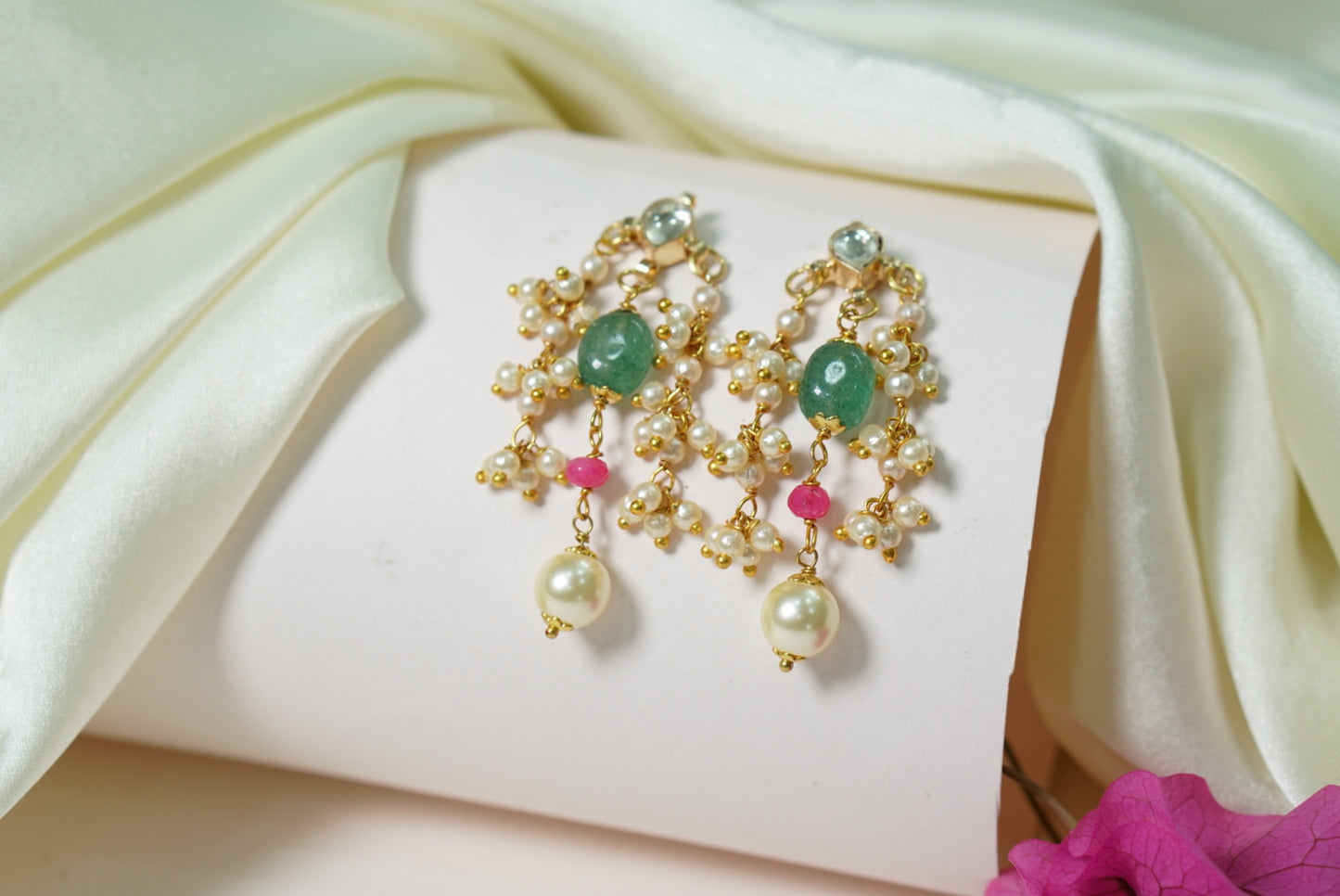Kundan earring H1-115