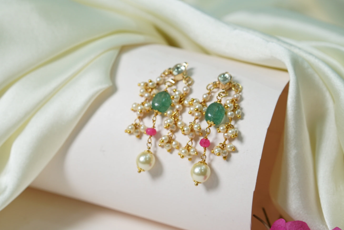 Kundan earring H1-115(N)