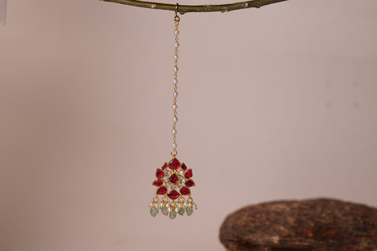 Kundan Maang Tikka H1-120