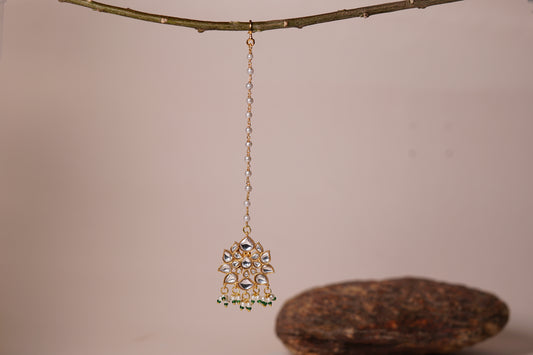Kundan Maang Tikka H1-121