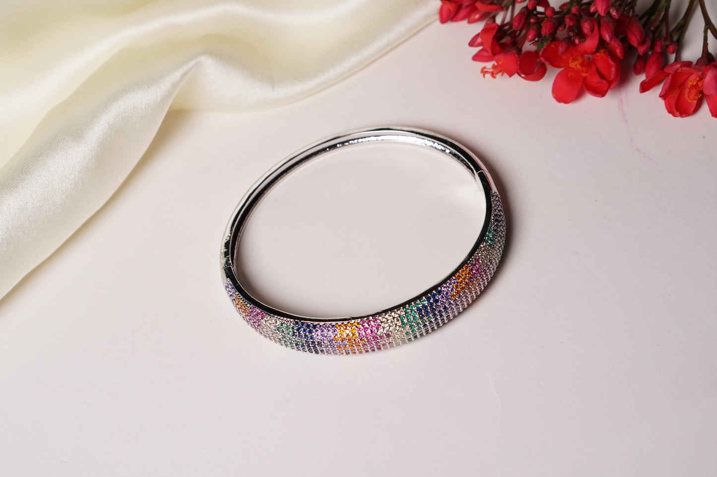 Multicolour Ad Bangle 3-345