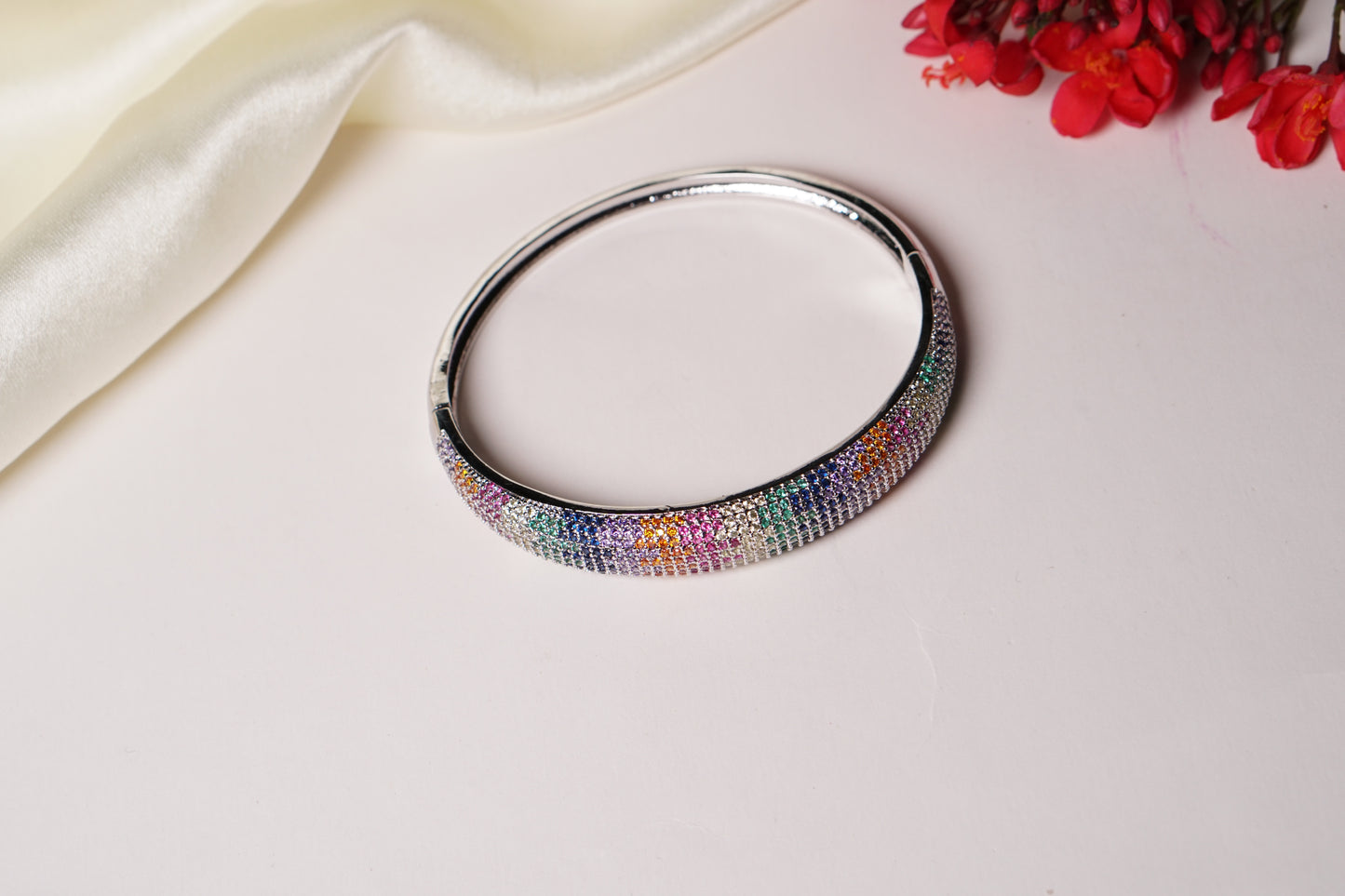Multicolour Ad Bangle 3-345