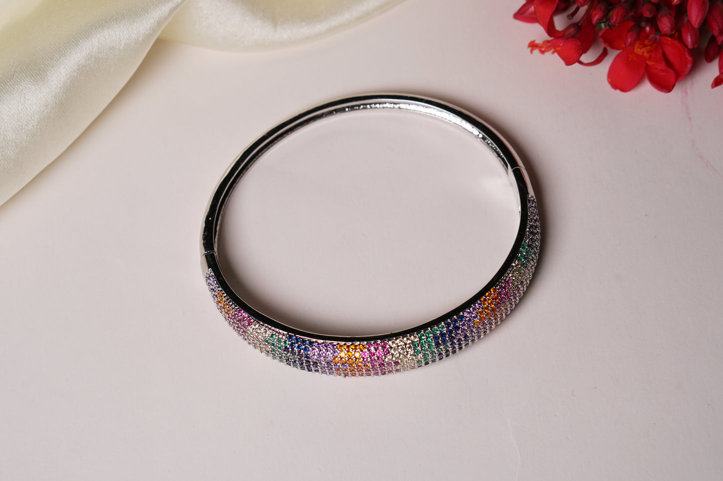 Multicolour Ad Bangle 3-345