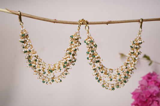 Beads 3 line ear chain (H1-210)