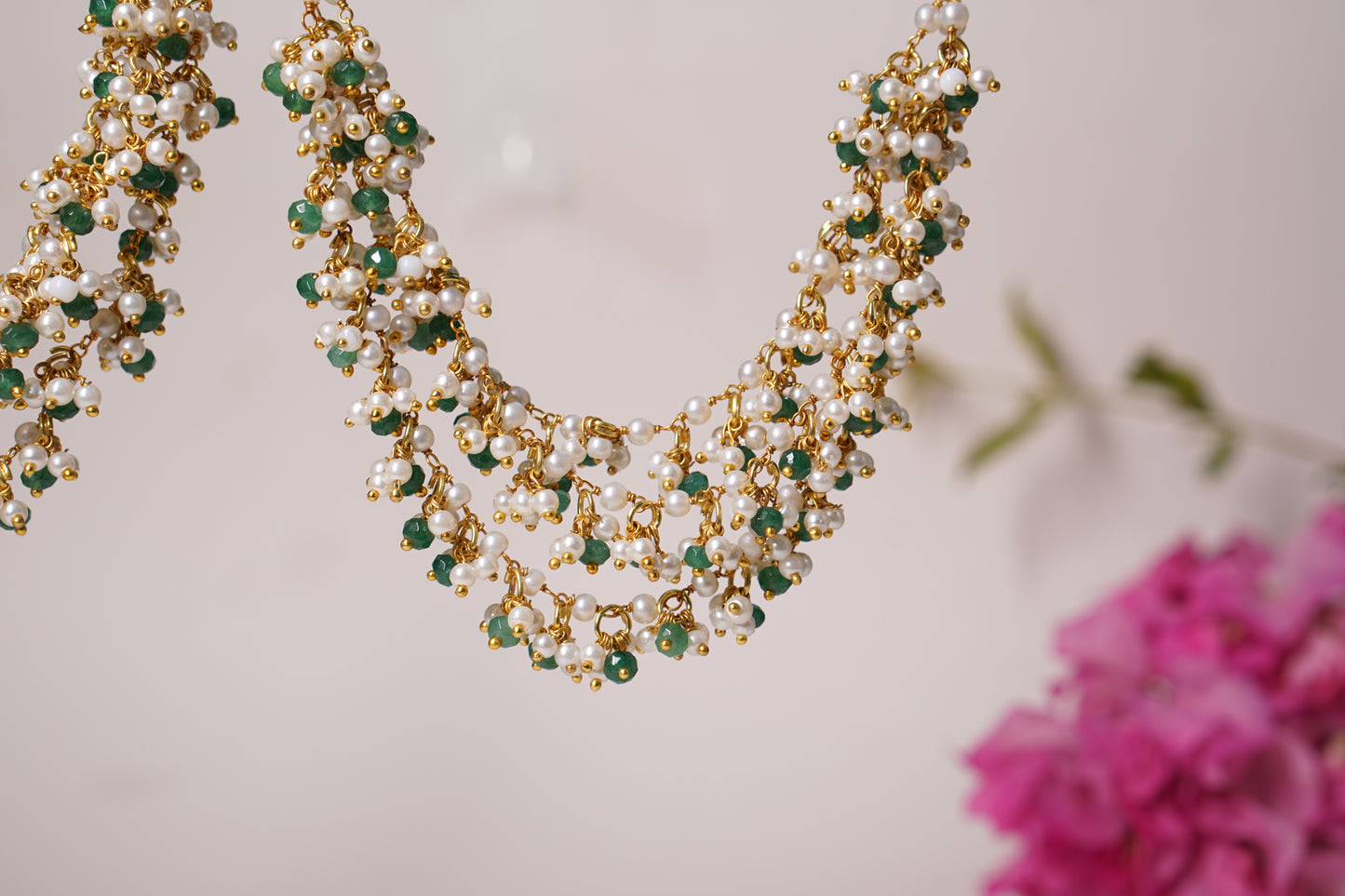Beads 3 line ear chain (H1-210)