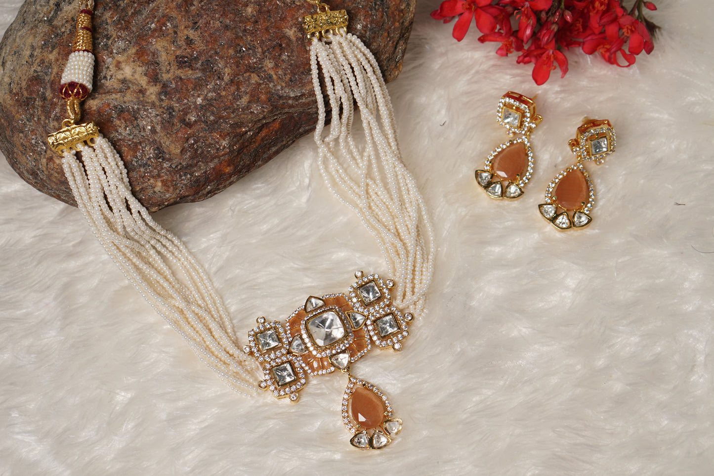 Polki choker set H1-180