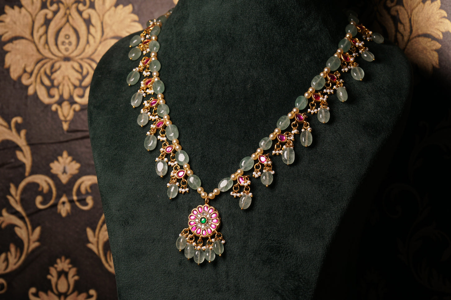 KUNDAN NECKLACE (4-8290(K)