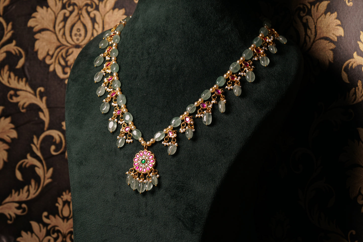 KUNDAN NECKLACE (4-8290(K)