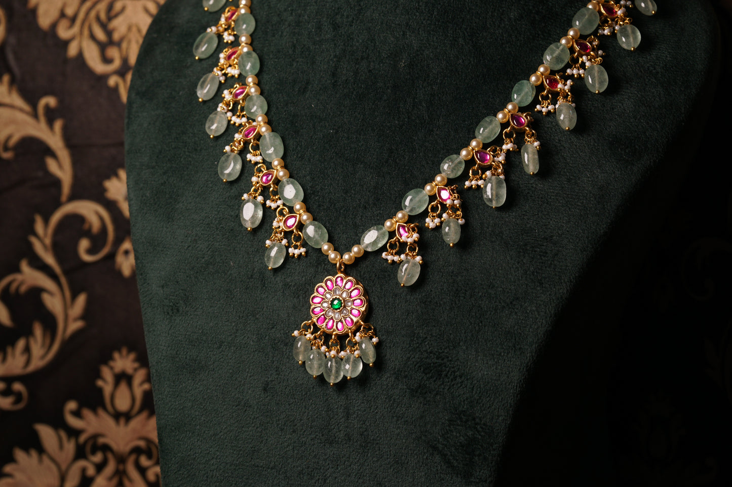 KUNDAN NECKLACE (4-8290(K)