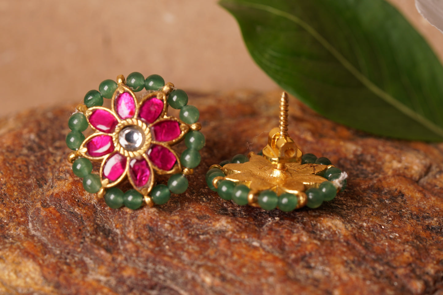 Kundan studs 1-4485 (k)