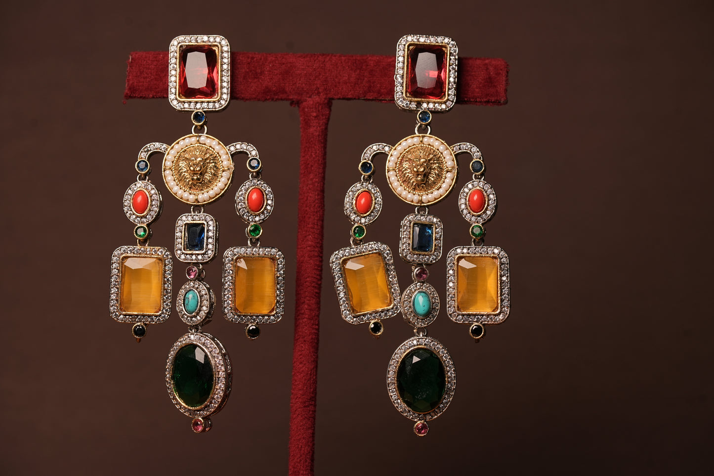 Polki earring (1-4245(B)