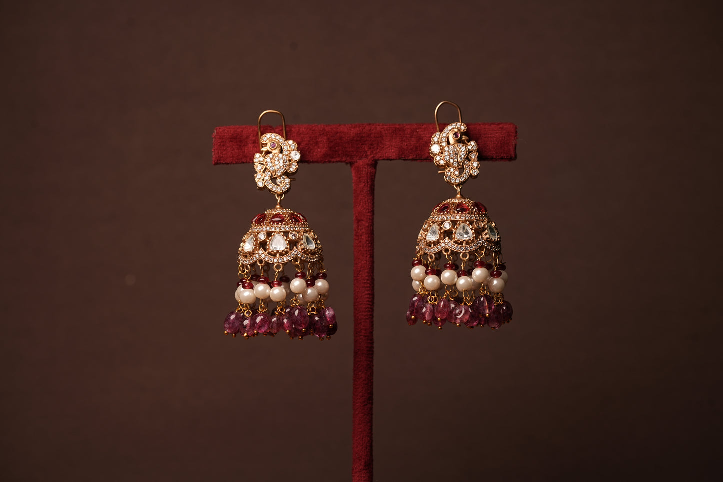 polki jhumki 1-4494(B)