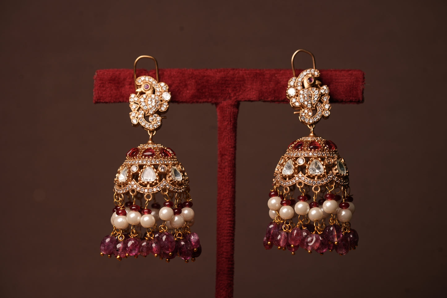 polki jhumki 1-4494(B)