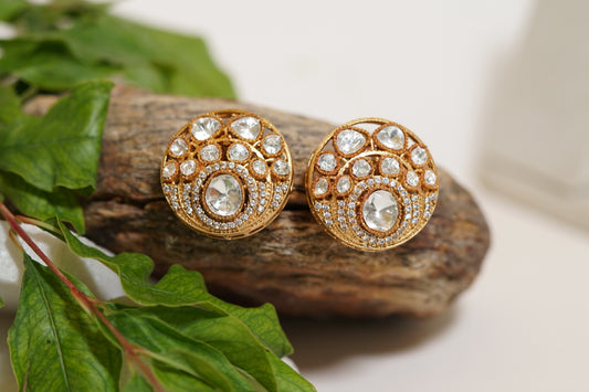 White Polki Studs (1-4067)