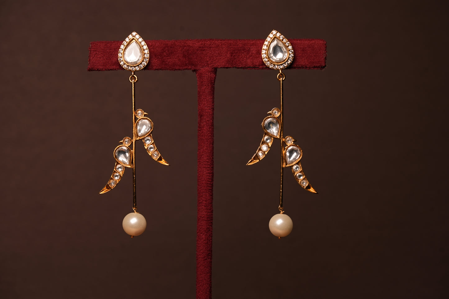 Polki earring (1-4521(B)