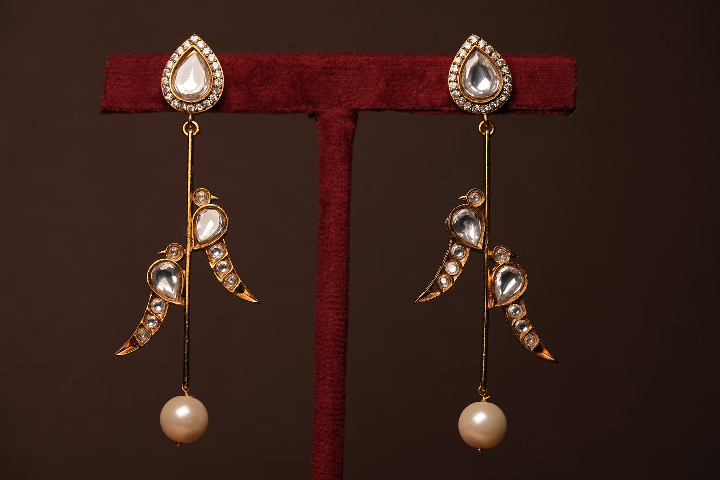 Polki earring (1-4521(B)
