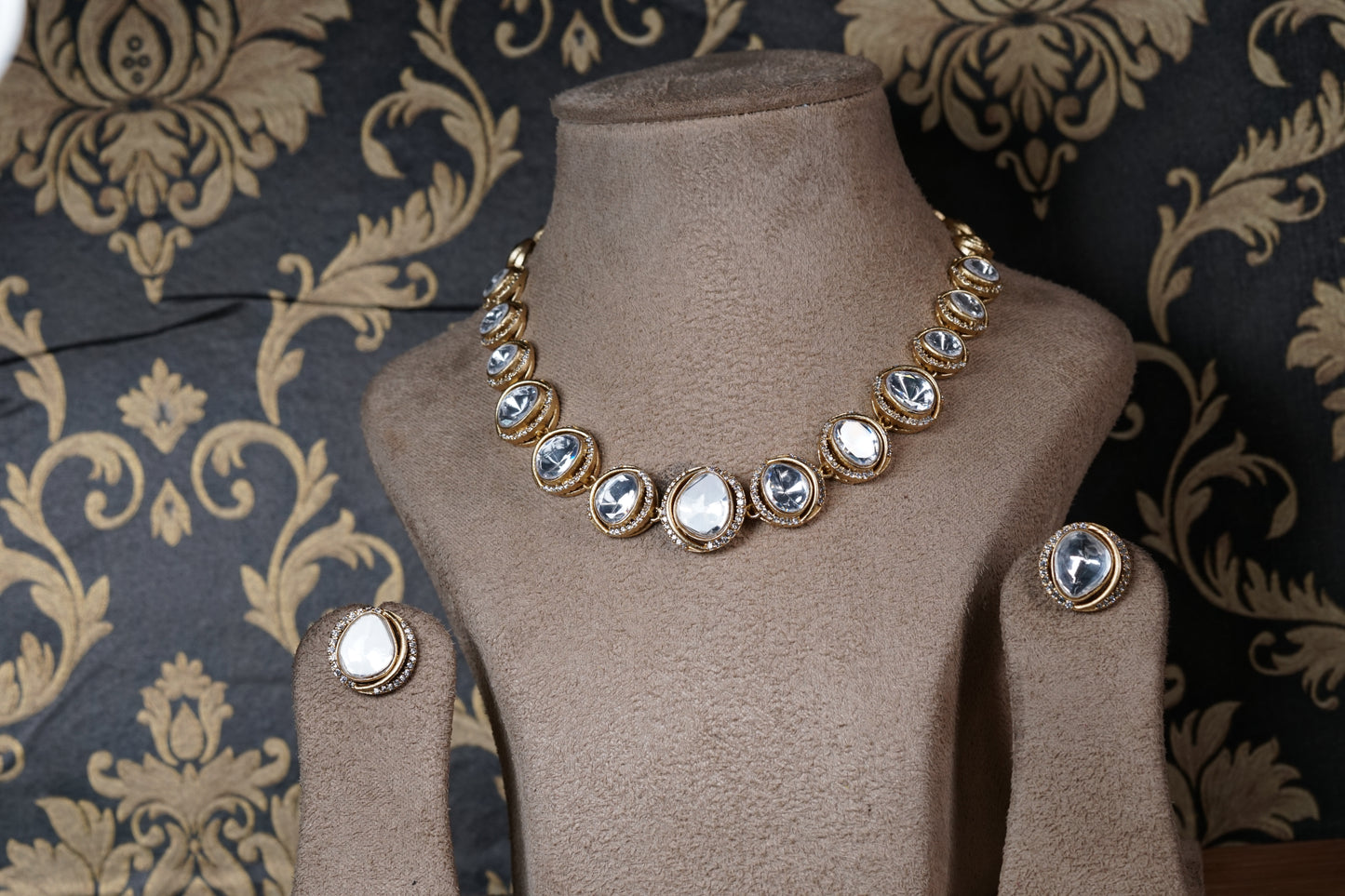 Polki Choker Set(4-8299)(b)