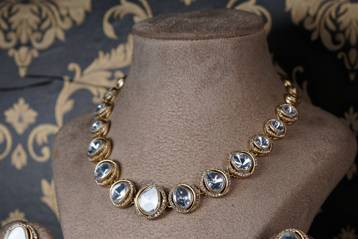 Polki Choker Set(4-8299)(b)