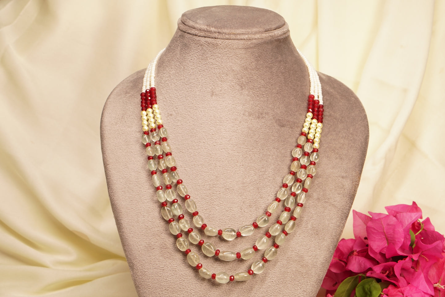 Mint Beads Necklace 4-8109
