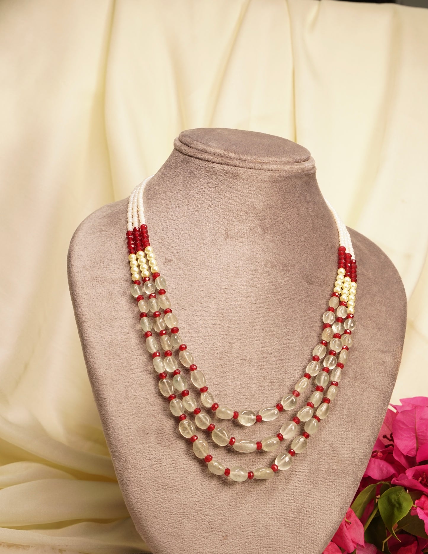 Mint Beads Necklace 4-8109