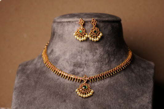 AD Necklace Set (4-8339(AK)