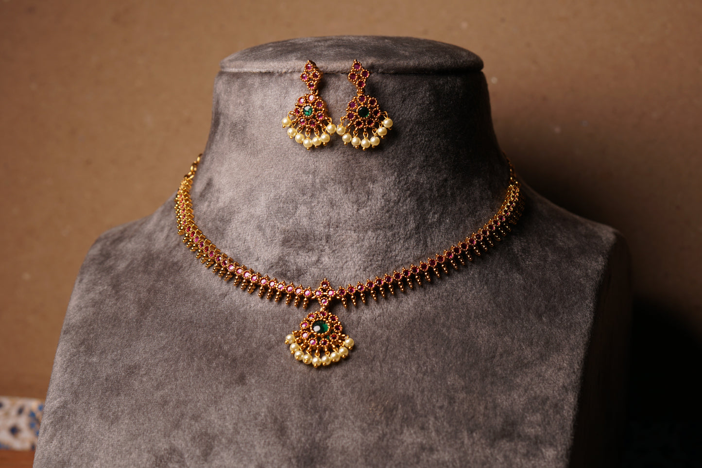 AD Necklace Set (4-8339(AK)
