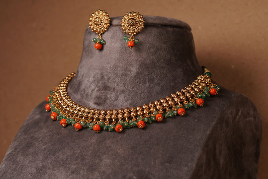 AD Necklace Set (4-7755)(AK)