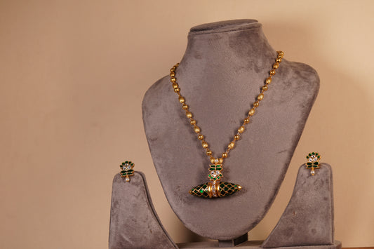 AD Necklace Set (4-8202(AK)