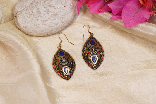 Oxidised earring H1-232