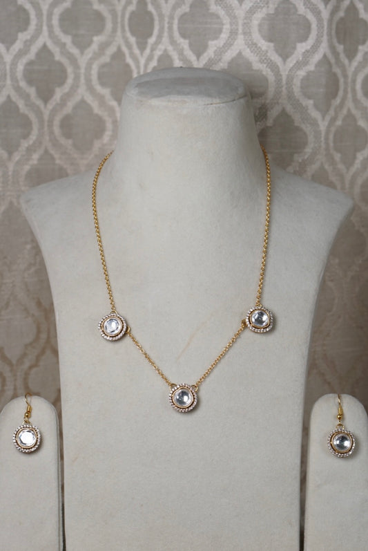 Polki Necklace set H1-104