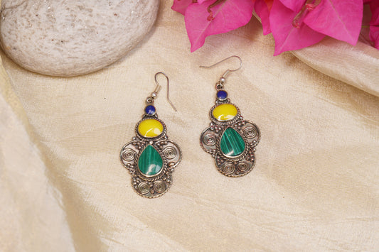 Oxidised earring H1-233