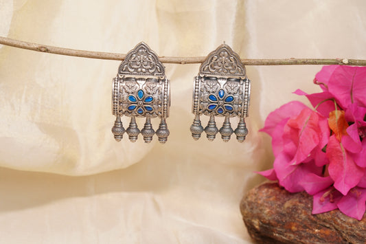 Oxidised earring H1-245