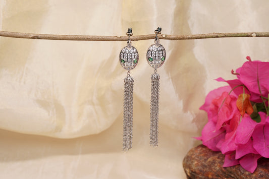Oxidised earring H1-238