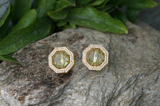 Polki stone earring 1-4119
