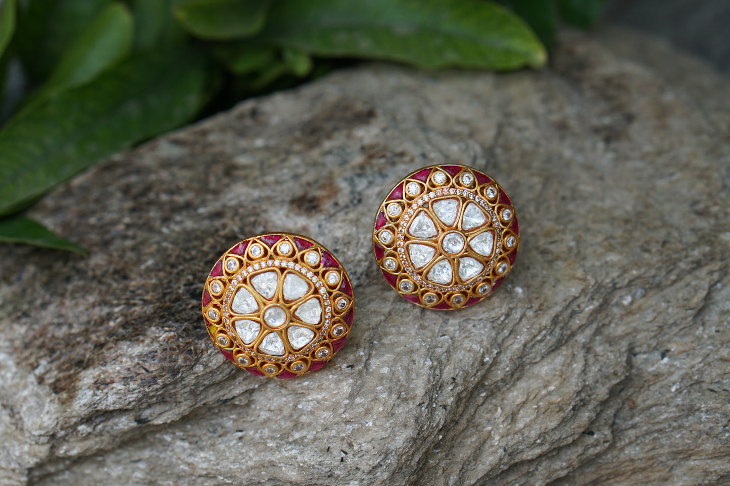 polki earring 1-4057