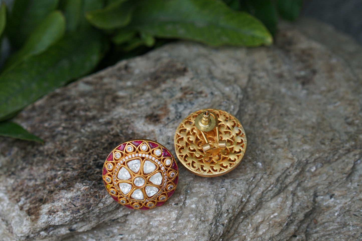 polki earring 1-4057