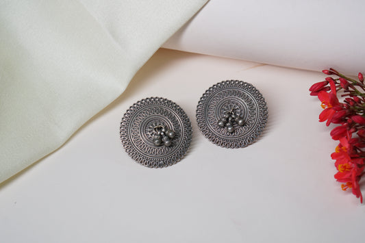 Oxidised Earring 1-446