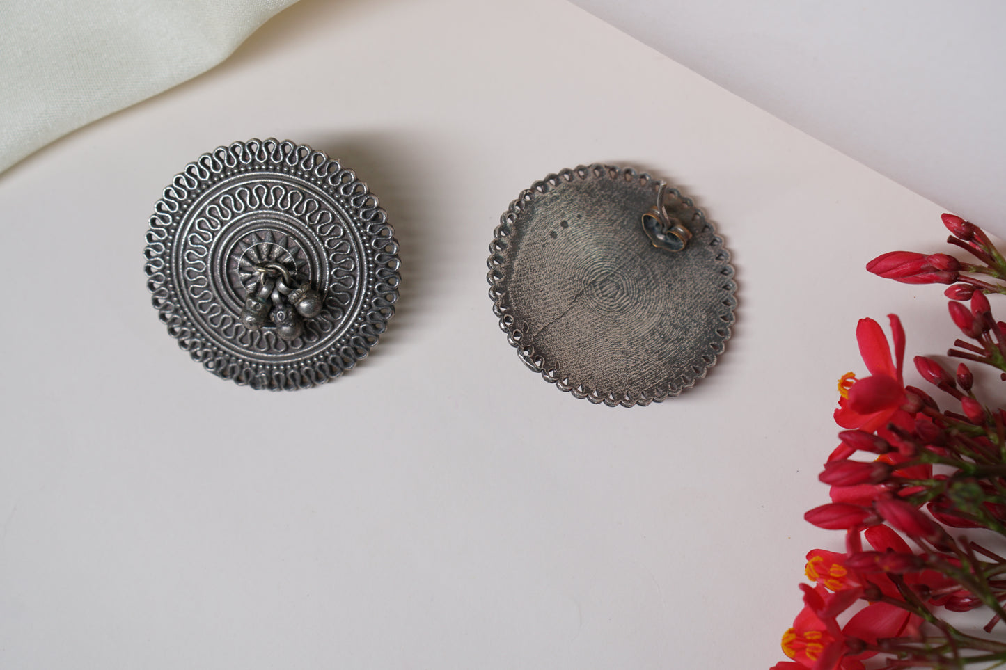 Oxidised Earring 1-446