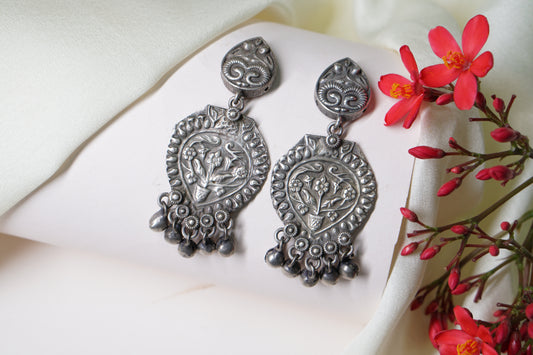 Oxidised Earring 1-1056