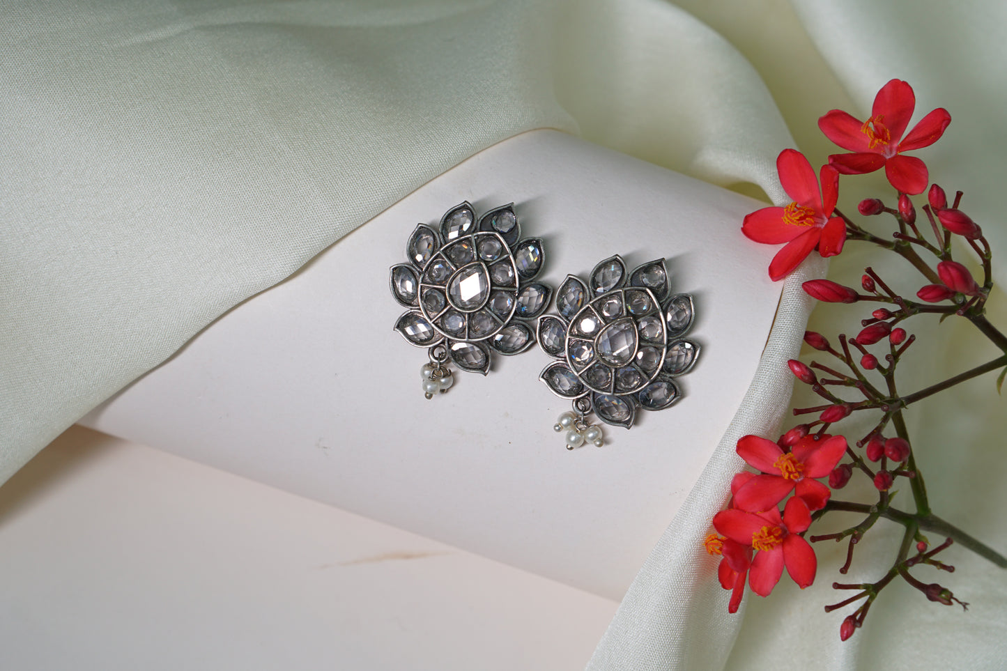 Oxidised Earring 1-2991