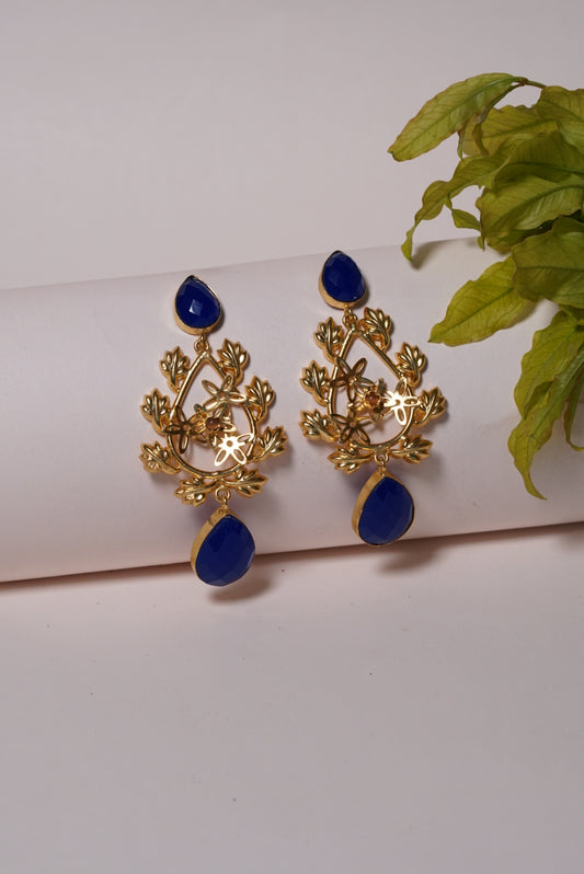 Blue Stone earring H1-020